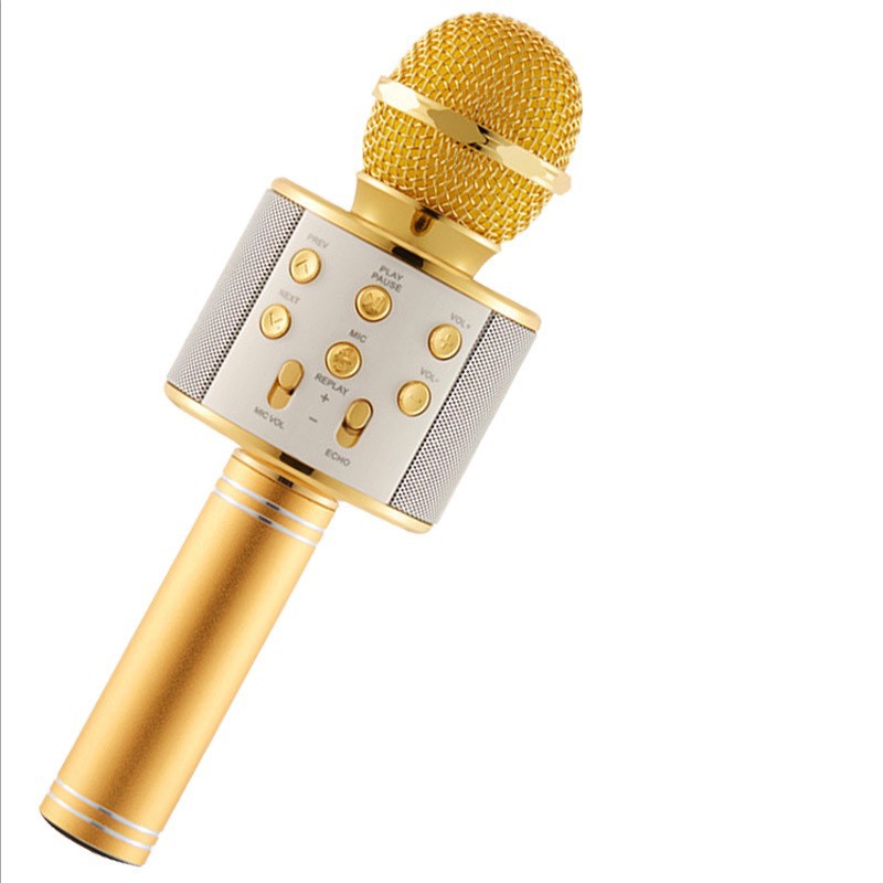 MIC HÁT KARAOKE W858 kiêm loa chất lượng cao - MIC HÁT KARAOKE W858 - Trungdungfgh5