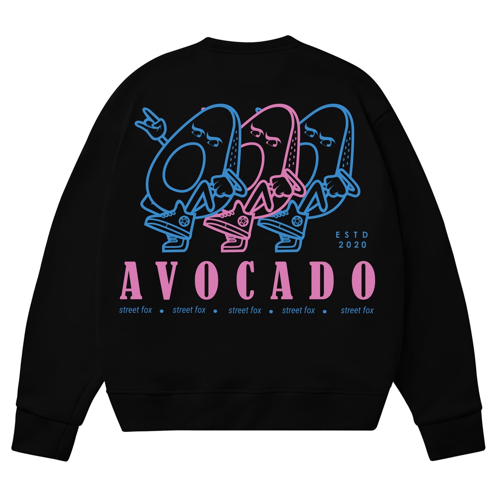 Áo Sweater Nữ Form Rộng Street Fox SW Avocado