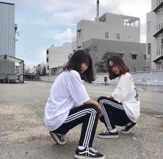 ẢNH THẬT - QUẦN THUN DÀI 3 SỌC