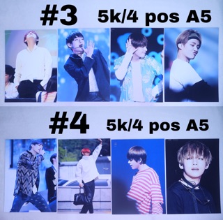 (Có sẵn) Sale poster A5 V BTS