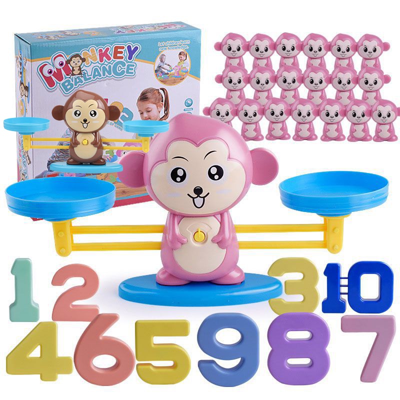 2022 Monkey Balance COOL MATH GAME for Girls&amp;Boys Fun Educational Kids Toy INTERACTIVE LEARNING