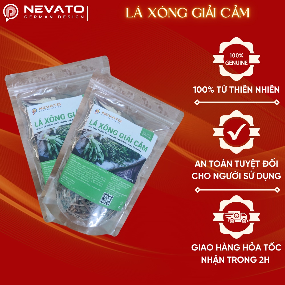 Combo 5 Túi Lá Xông Giải Cảm Nevato