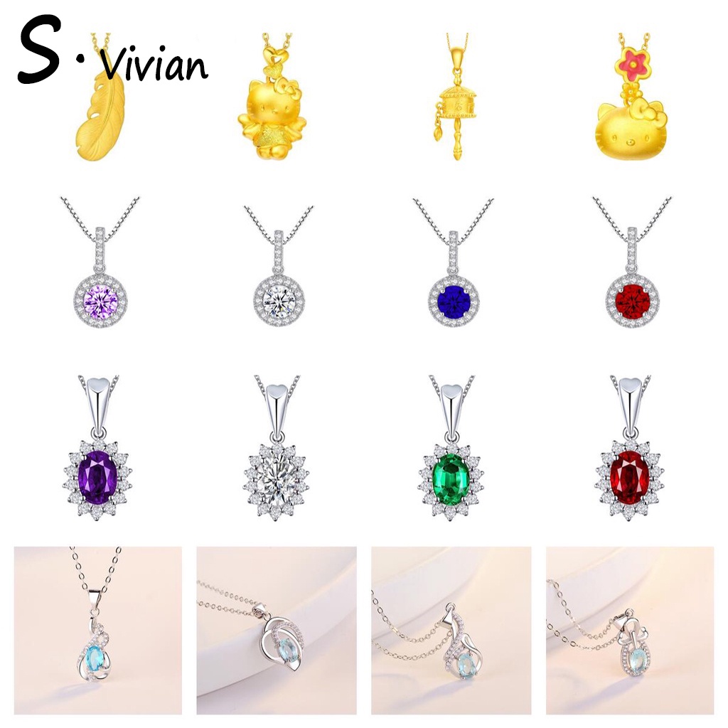 Mặt dây chuyền bạc 925 50 kiểu cho nam nữ xl005 tùy chọn