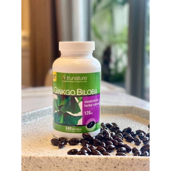 Viên Uống Bổ Não Trunature Ginkgo Biloba 120mg 340 Viên