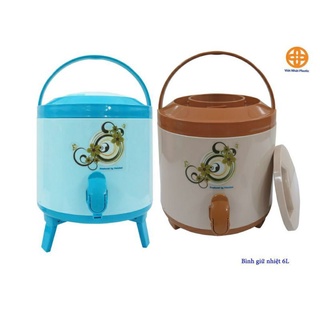 Bình ủ nhiệt gia đình vó vòi tiện dụng 6l, 8l, 10l
