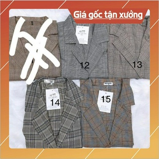 { GÍA SỐC } Áo Vest Blazer kẻ caro