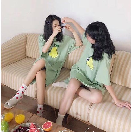 [CÓ ẢNH THẬT] Váy thun nữ hoa quả sẵn 6 màu chuẩn ảnh (Sỉ từ 5sp bát kỳ) | BigBuy360 - bigbuy360.vn