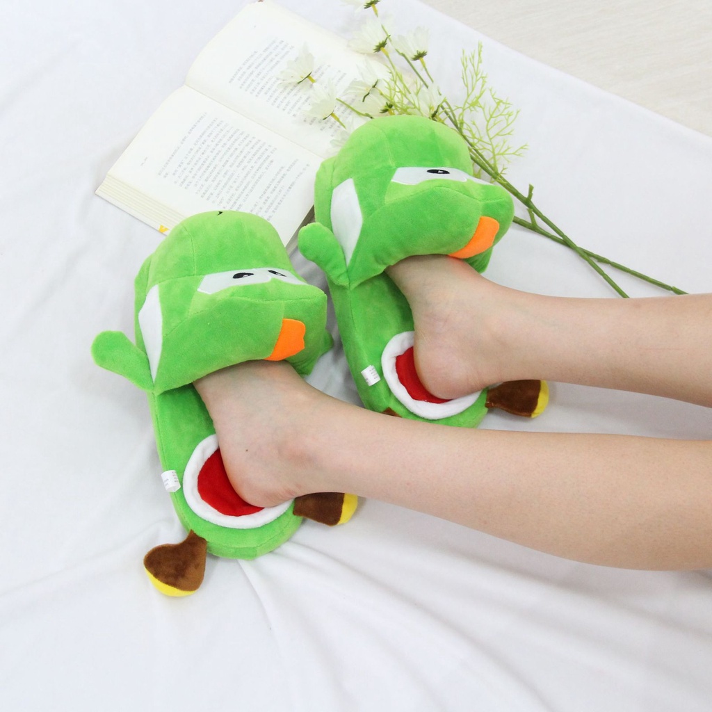 Dép Bông Đi Trong Nhà Hình Khủng Long Hoạt Hình Xinh Xắn