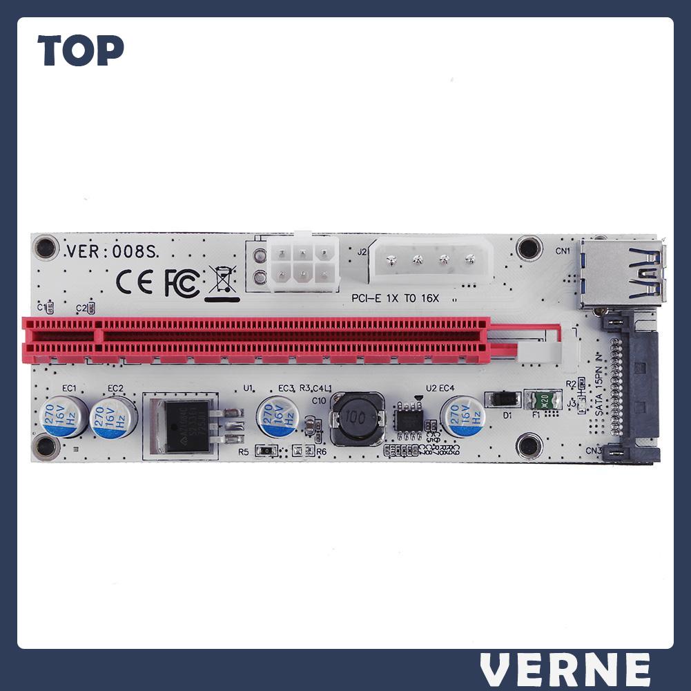 Card Đồ Họa 3 Cổng Pci-E 1x Sang 16x Cho Eth Btc Mining