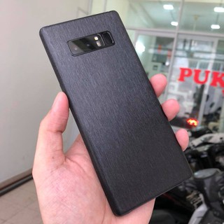 Miếng dán skin màu đen xước cho máy  Note 8 dán full