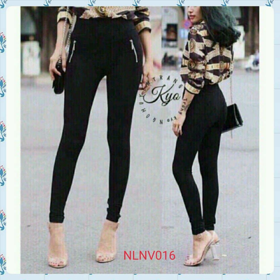 Legging dây kéo túi dưới