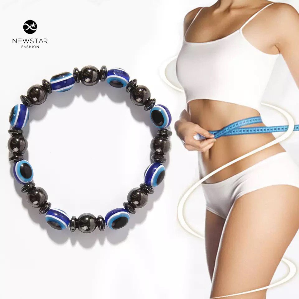 Vòng Đeo Tay Trị Liệu Giúp Giảm Cân, Vòng Đá Mắt Mèo Hỗ Trợ Giảm Cân, Vòng Đeo Tay Hematite Hỗ Trợ Giảm Cân Cho Nữ & Nam