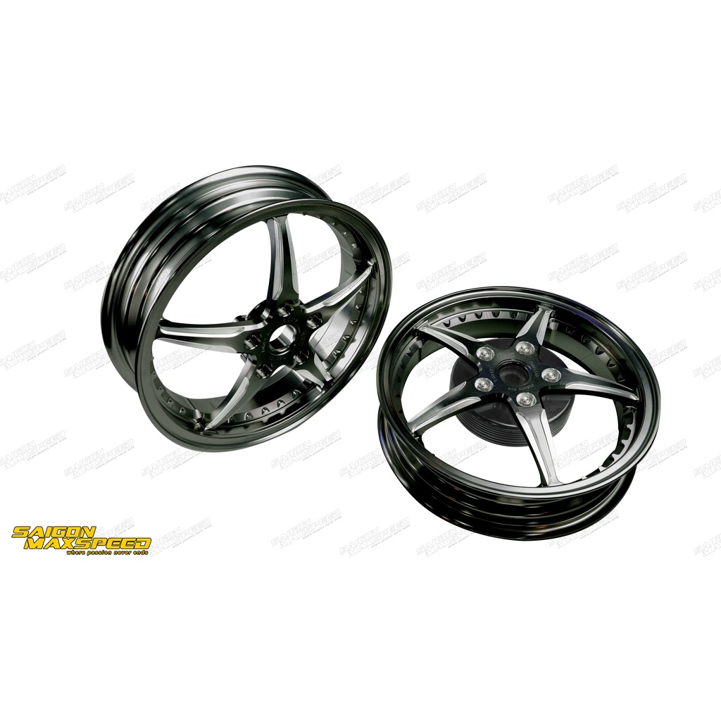 Cặp Mâm Nhôm CNC King Speed Vespa Sprint K.2