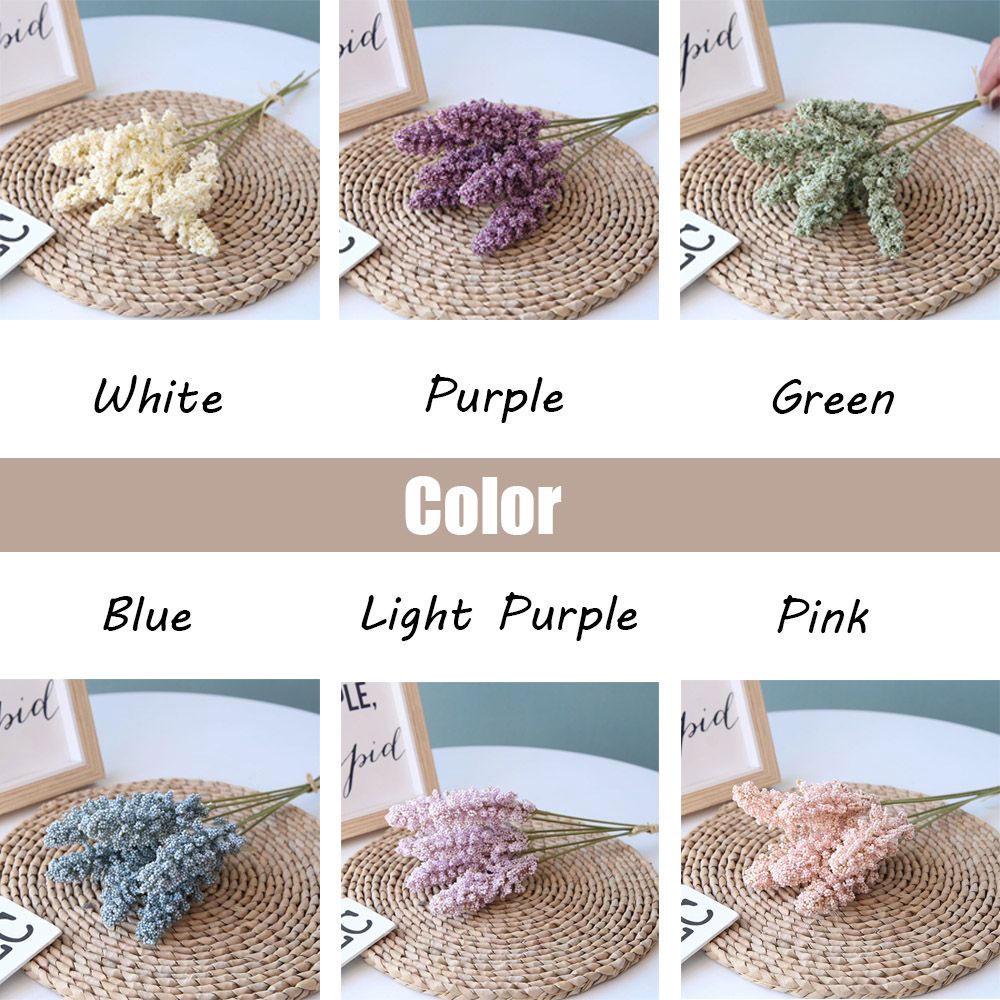 Hoa nhân tạo thiết kế mini màu sắc sinh động dùng trang trí nội thất