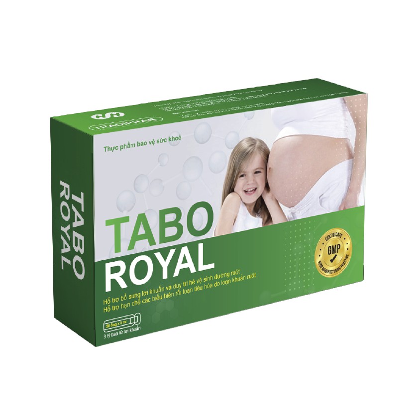 Bổ sung lợi khuẩn TABO ROYAL - Hỗ trợ hệ vi sinh đường ruột