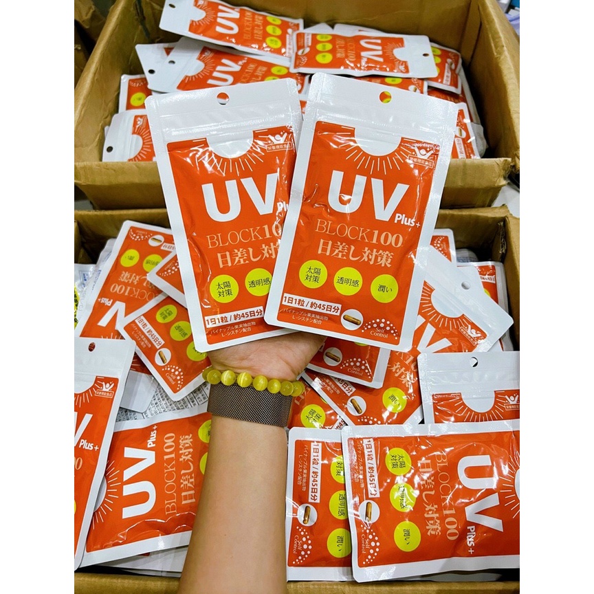 Viên Uống Chống Nắng UV Plus  Nhật Bản 45 viên