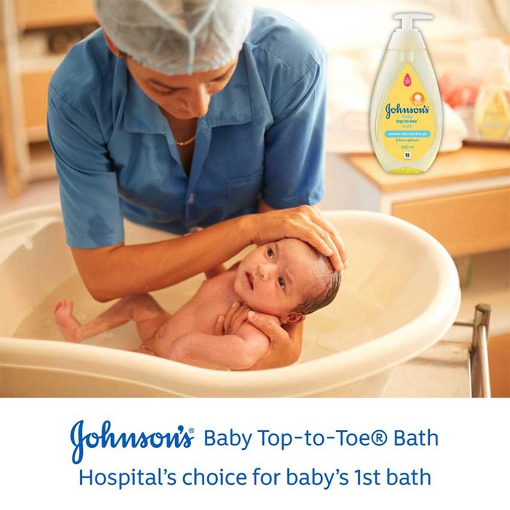 Sữa Tắm Gội Toàn Thân Johnson's TOP TO TOE Baby Bath For Hair And Body (100ml/200ml/500ml)
