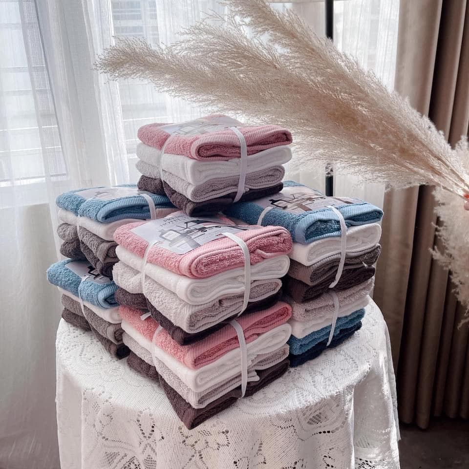 SET 4 KHĂN TẮM BÔNG MỊN