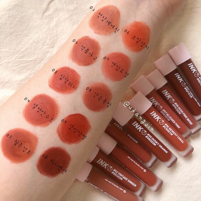 [ MÀU MỚI 16/17 ] SON PERIPERA INK MATTE BLUR TINT