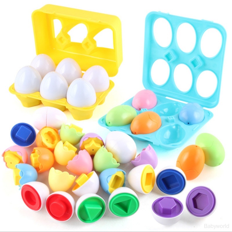 Đồ Chơi Giáo Dục Nhận Dạng Trứng Thông Minh Hình Học Cho Trẻ Em