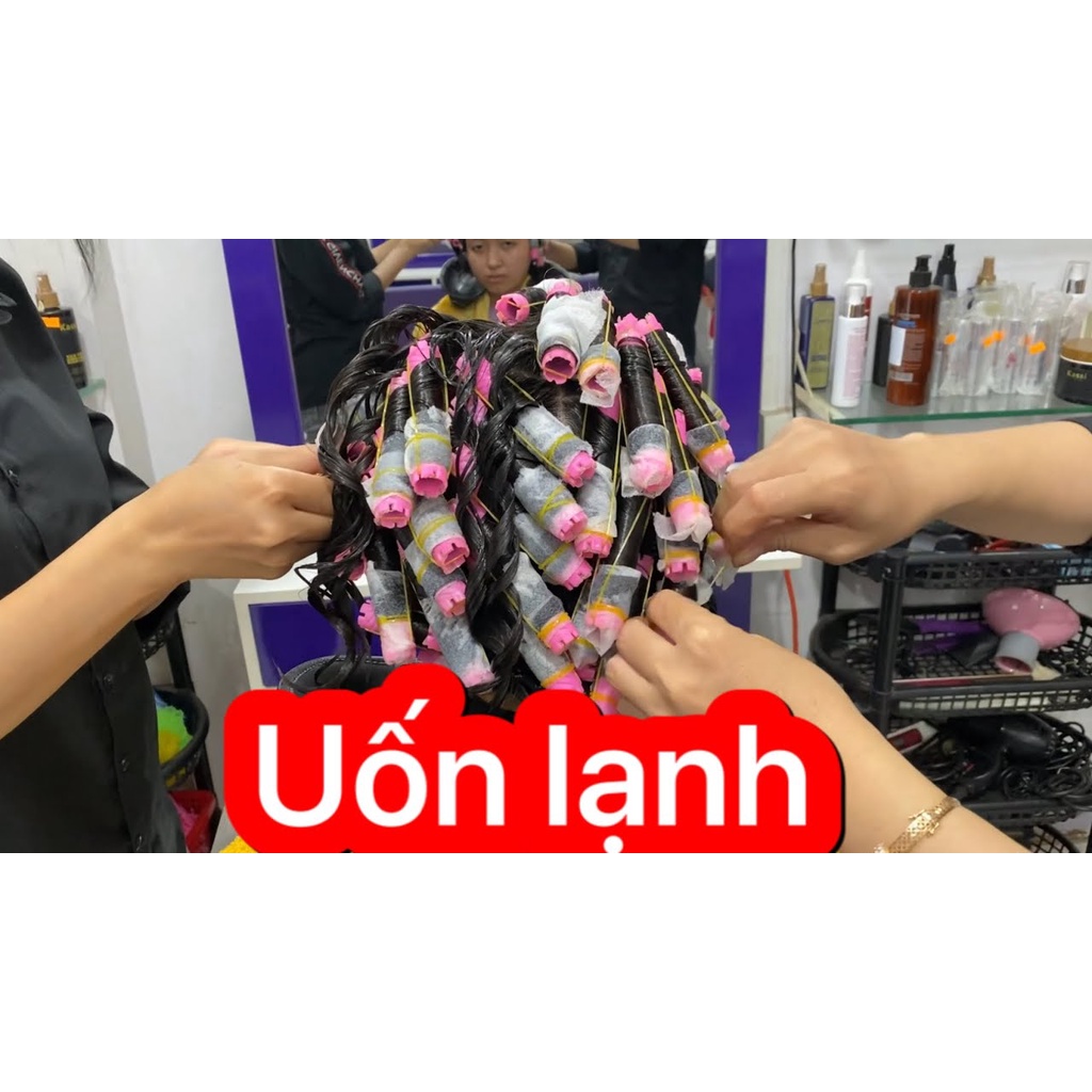 Giấy Uốn Lạnh Tốt Mềm Dai Hộp Xanh giá sỉ , hỗ trợ khi uốn tóc siêu tiện dụng , nhỏ gọn, xinh xắn, giá rẻ