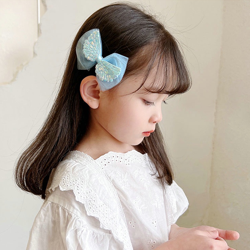 Set 10 KẹP TóC HìNh Nơ Dễ Thương Cho Bé GáI timetunnel