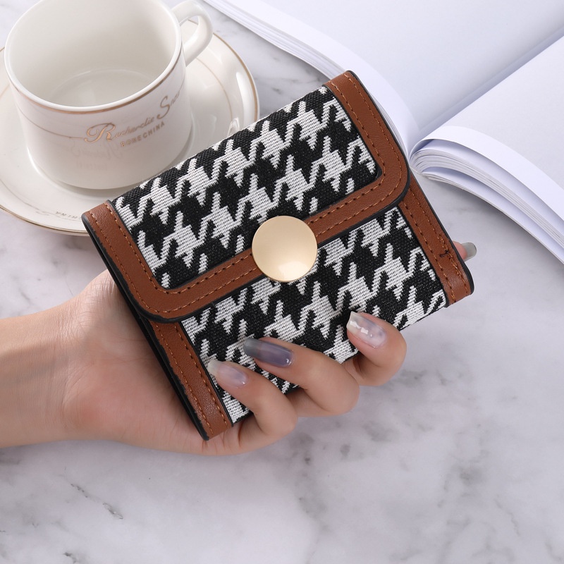 Ví nữ cầm tay mini ngắn nhiều ngăn nhỏ gọn thời trang tiện dụng