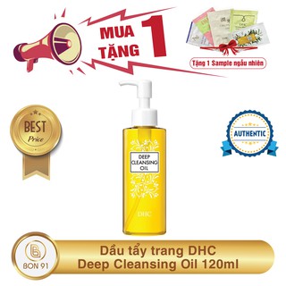 Dầu tẩy trang DHC Deep Cleansing Oil 120ml - Bon91
