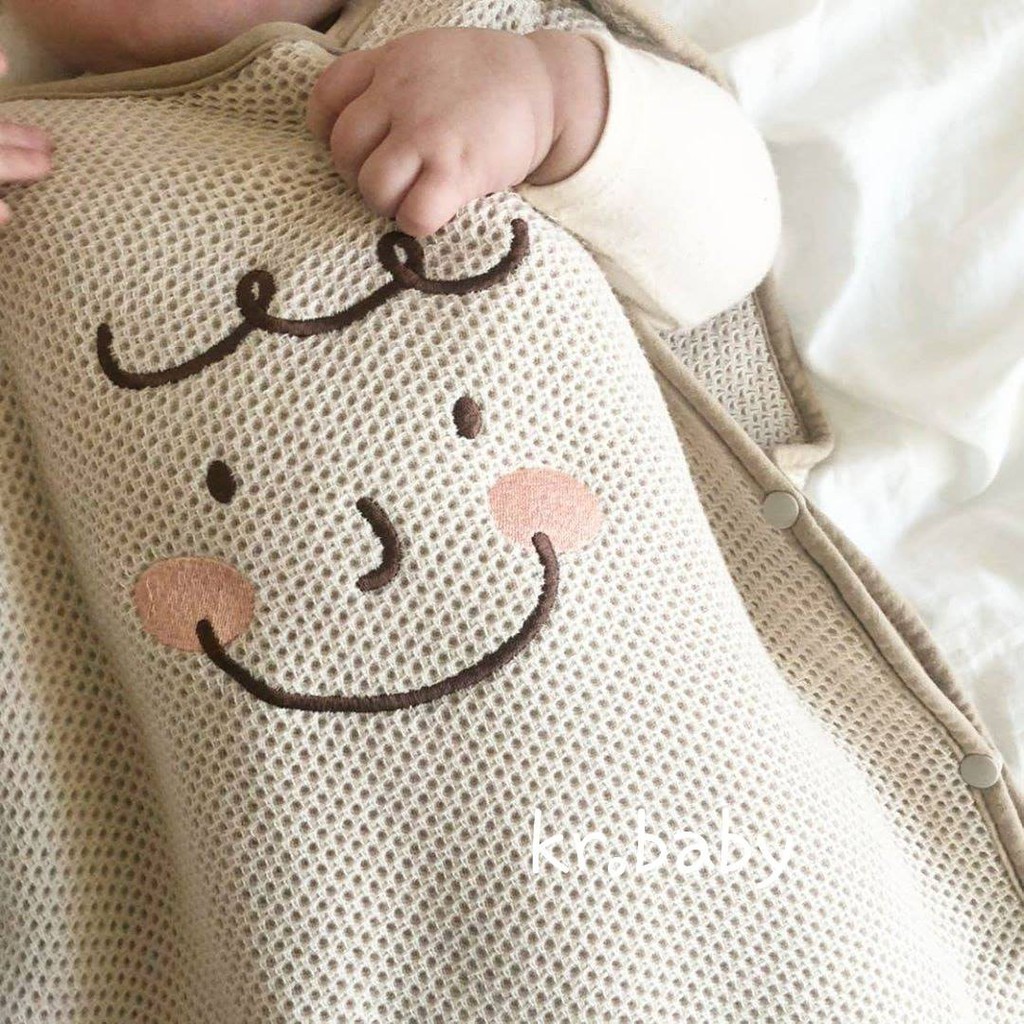 TÚI NGỦ ORGANIC THÊU 3D MADE IN KOREA