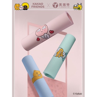 KAKAO FRIENDS Thảm tập yoga TPE cao cấp 7mm, trải sàn nhà hai mặt chống trơn trượt, chống thấm nước, đàn hồi
