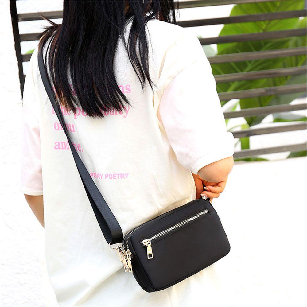 Túi Đeo Vai Đựng Điện Thoại Bằng Nylon Chống Nước Cho Nữ
