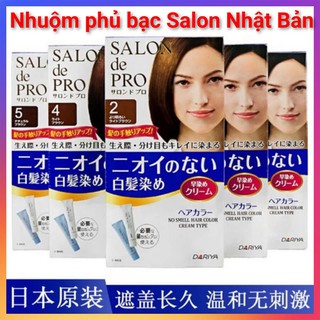 -nhuộm phủ bạc salon de pro thảo dược 40g