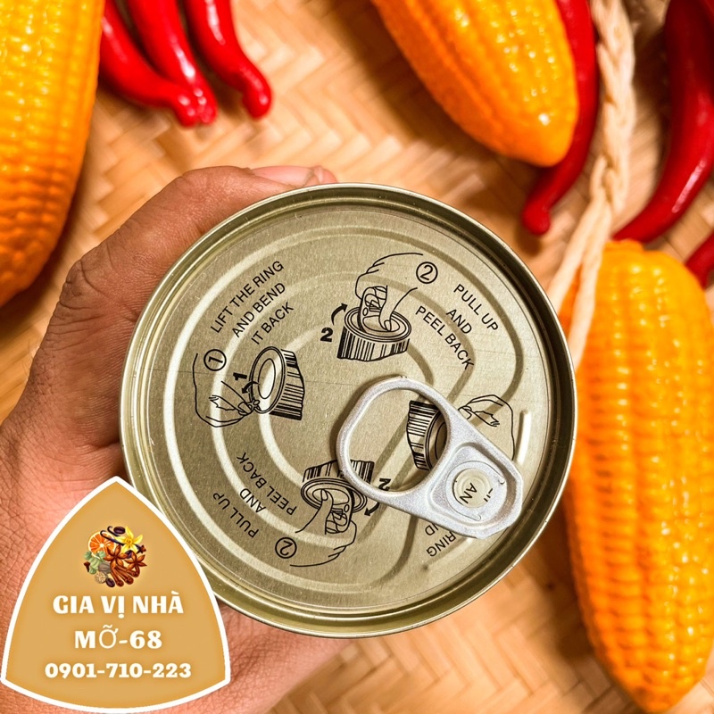 Nấm mỡ đóng lon  - hộp 400gr