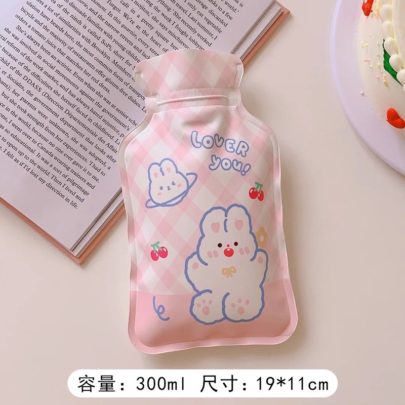 Túi chườm nóng lạnh mini túi sưởi làm ấm giảm đau bụng hình thỏ gấu dễ thương Nami