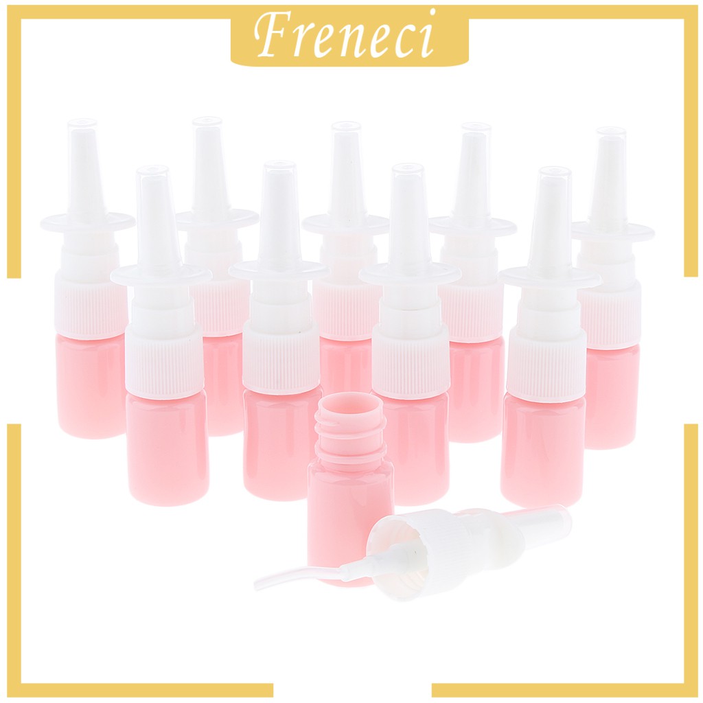 Set 10 Bình Xịt 5ml Đựng Dung Dịch Rửa Mũi Tiện Dụng