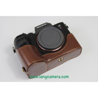 Bao da  - Half case máy ảnh Sony A7r4, A9II