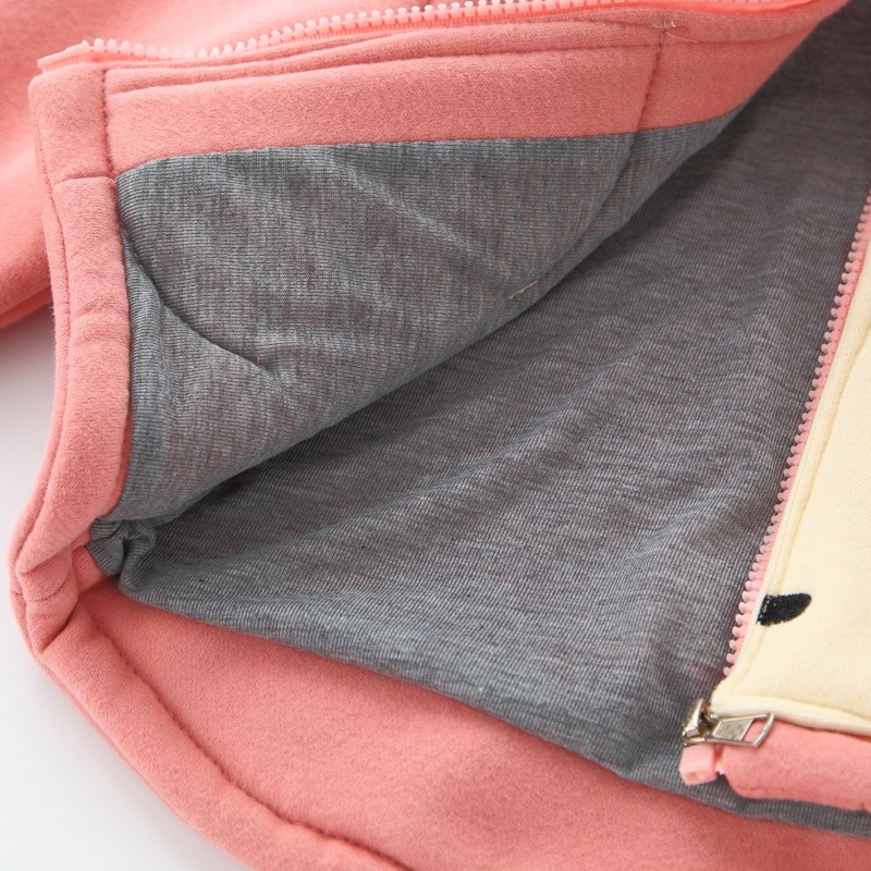 BEAR LEADER Áo Khoác Tay Dài Có Nón In Họa Tiết Hoạt Hình Dễ Thương Thời Trang Thu Đông Cho Bé Trai Và Gái