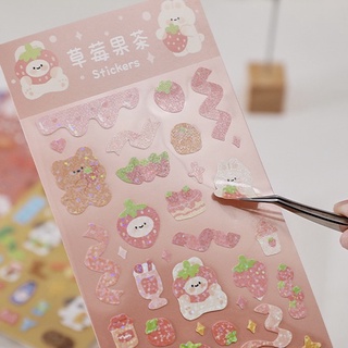 [XẢ KHO CỰC RẺ] Sticker ruy băng Lấp Lánh Trang Trí Toploader, Sổ
