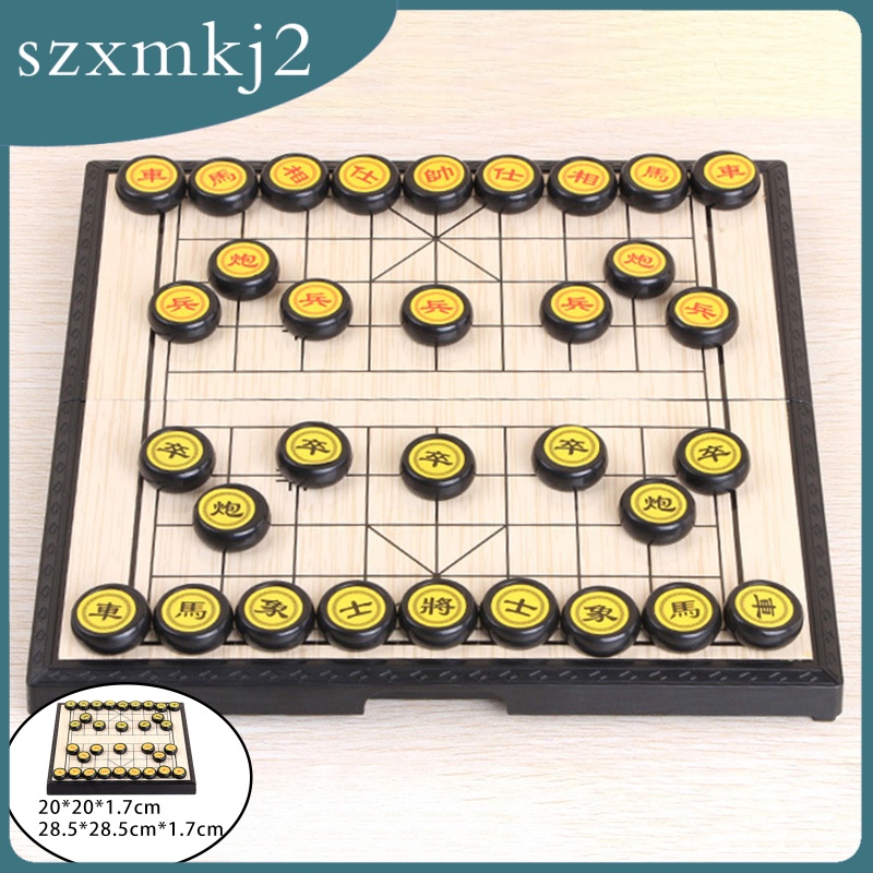 Chinese Chess Chinese Chess Game PVC Plastic Board Game for Two Players