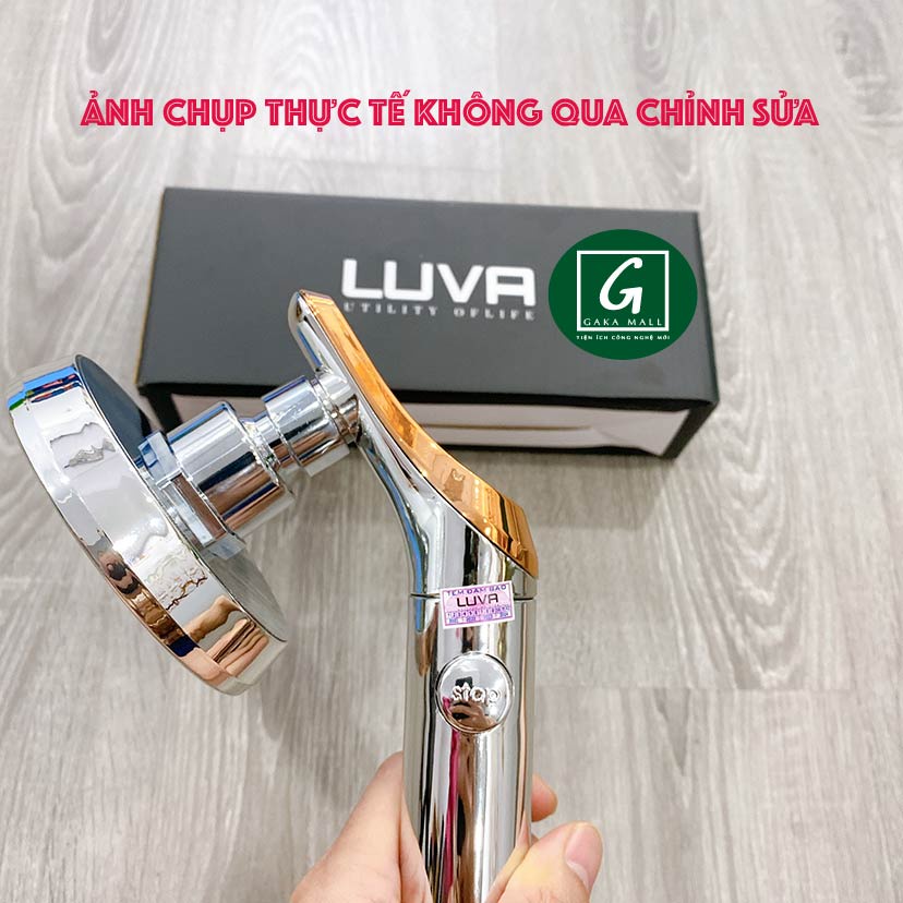 Vòi hoa sen Luva VS6 kèm dây sen Luva inox 304, dài 1.5m, BH 1 năm, đổi lỗi 30 ngày