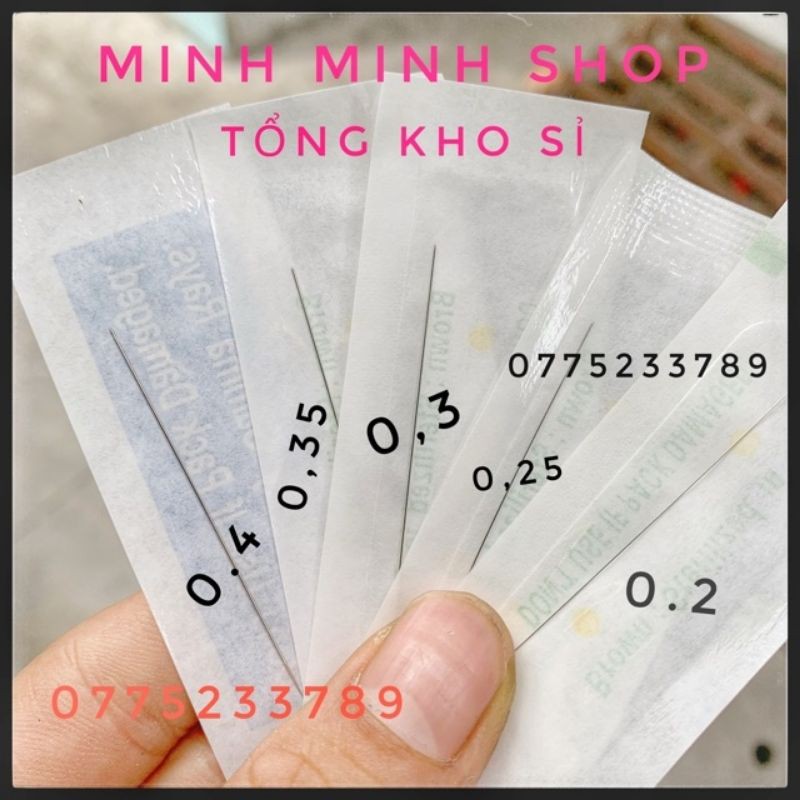 Kim nano siêu mảnh dùng cho máy phun xăm