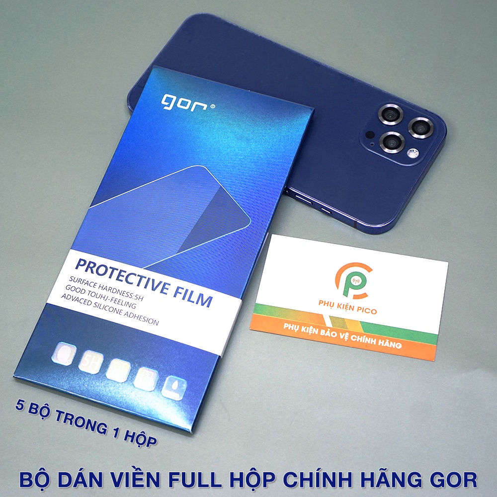 Dán viền Iphone 13 Pro Max / Iphone 14 Pro Max / Iphone 12 Pro / Iphone 11 Pro dẻo trong suốt PPF tự phục hồi vết xước