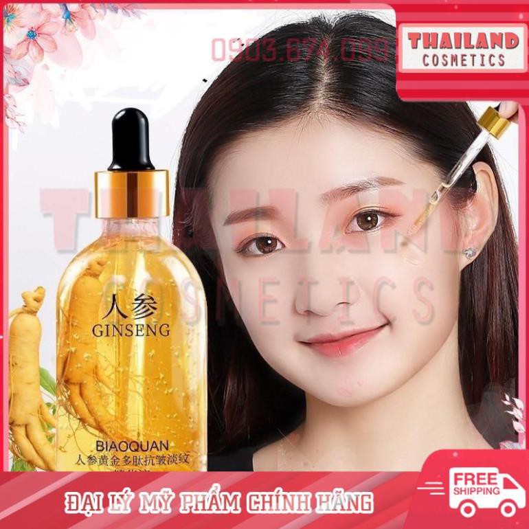 Serum nhân sâm vàng 24k tái tạo da GinSeng