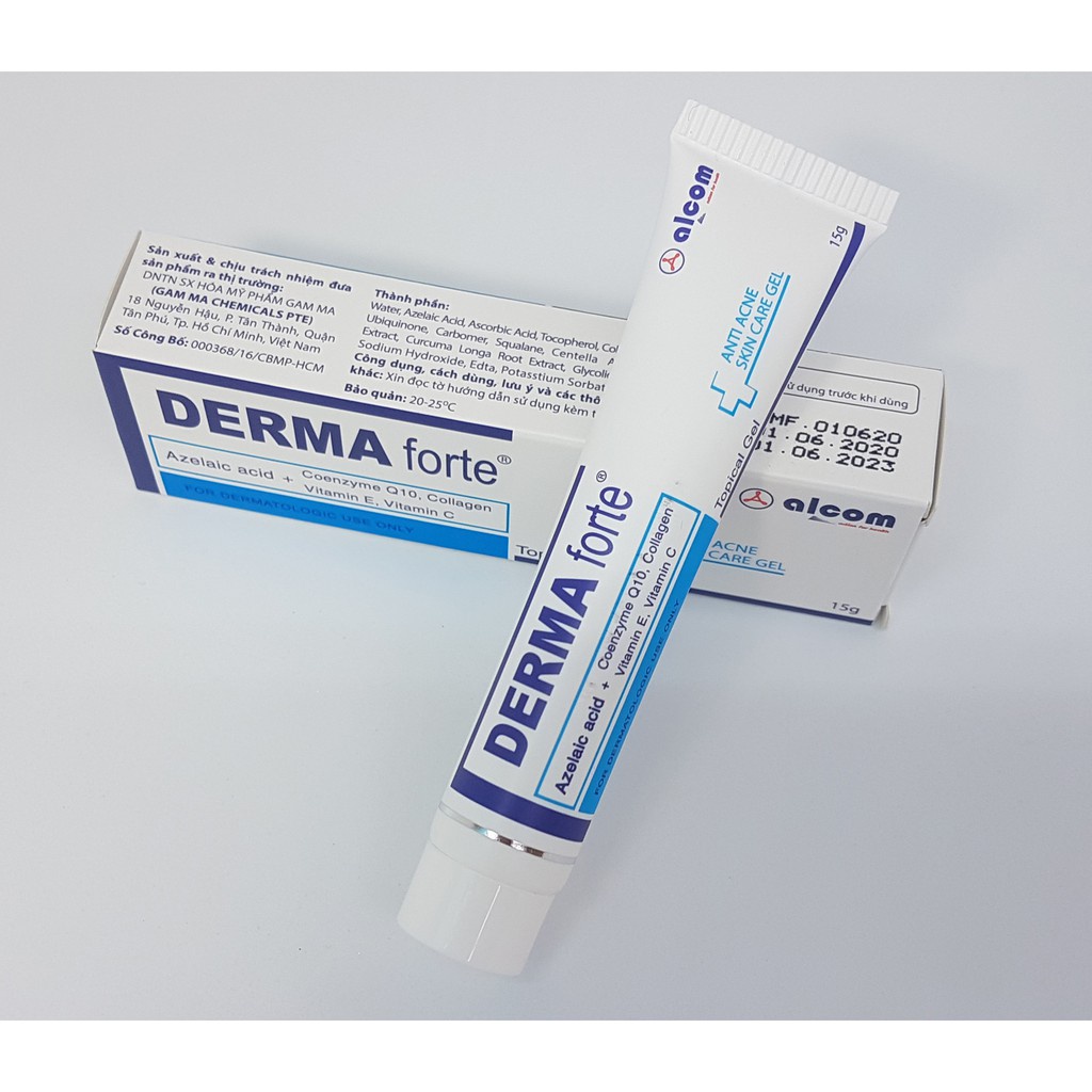 Gel Giảm Ngừa Mụn Derma Forte 15G