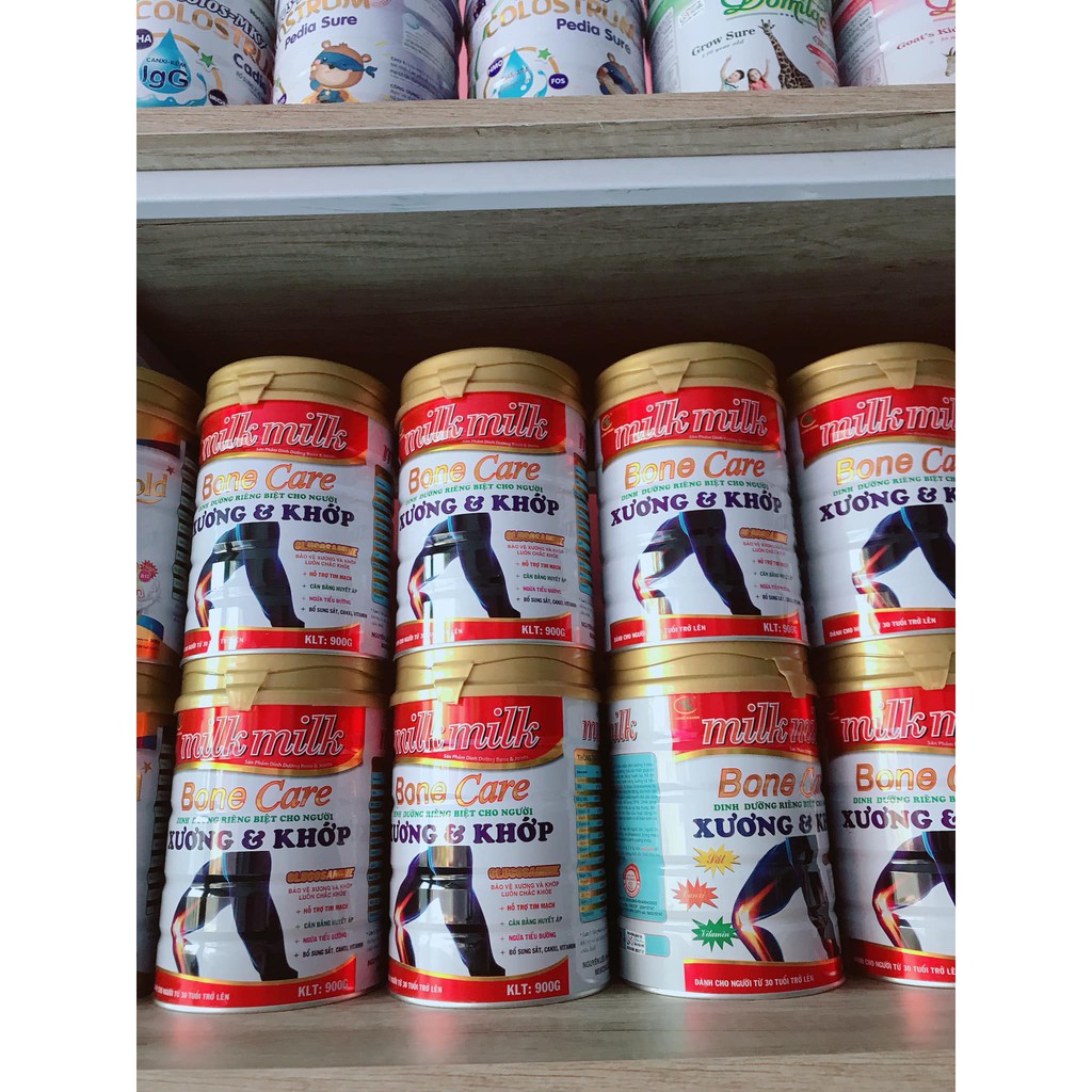 Sữa Milkmilkgold người xương khớp, tiểu đường, huyết áp - Sữa milkmilk bone care xương &amp; khớp 900g