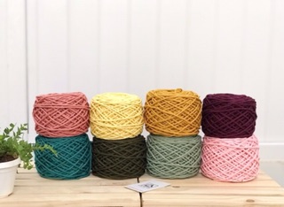 Dây thừng Macrame màu TÍM củ dền