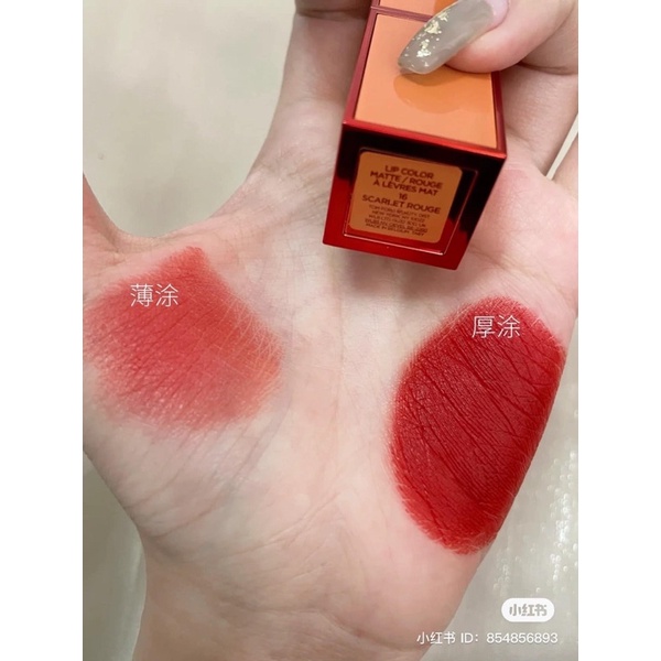 Son Tom Ford 16 Scarlet Rouge vỏ cam new 2021