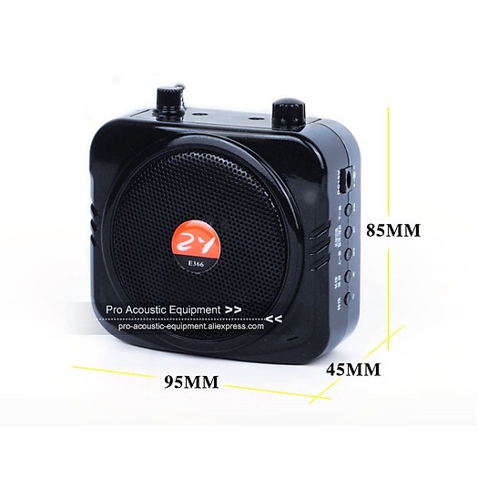 Loa Trợ Giảng SHUAE E366 Xịn, pin trâu