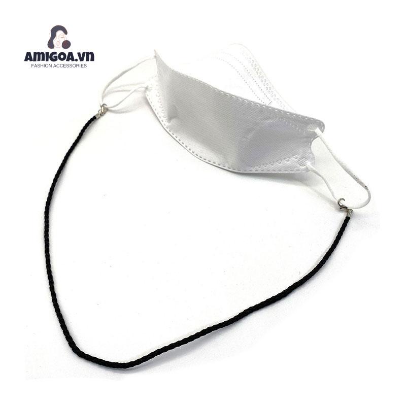 Dây Đeo Khẩu Trang Bằng Da pu Chống Gió Tiện Dụng