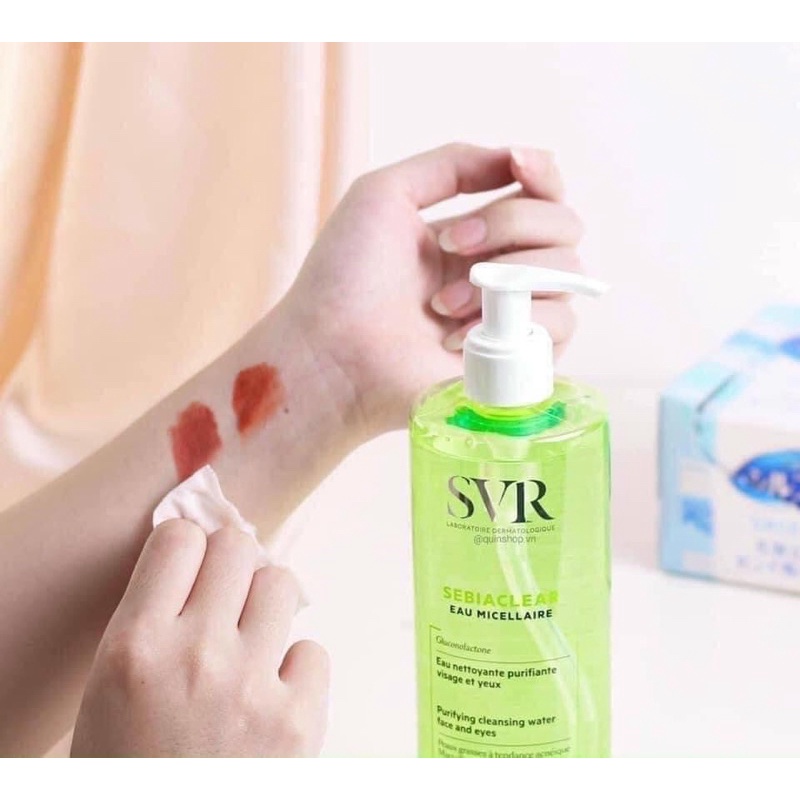 Nước tẩy trang dành cho da dầu mụn 𝐒𝐕𝐑 𝐒𝐞𝐛𝐢𝐚𝐜𝐥𝐞𝐚𝐫